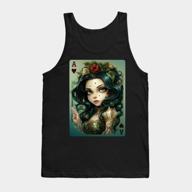 Manga playing cards Tank Top by Pflugart